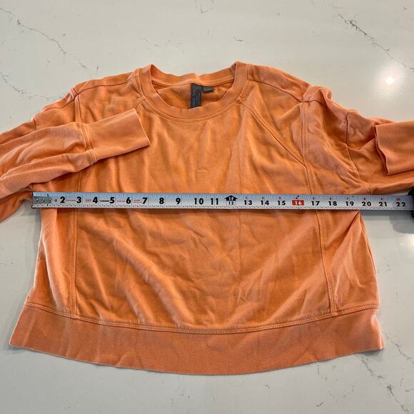 Sweaty Betty After Class Crop Sweatshirt Orange Size Small 4-6 - Picture 9 of 9